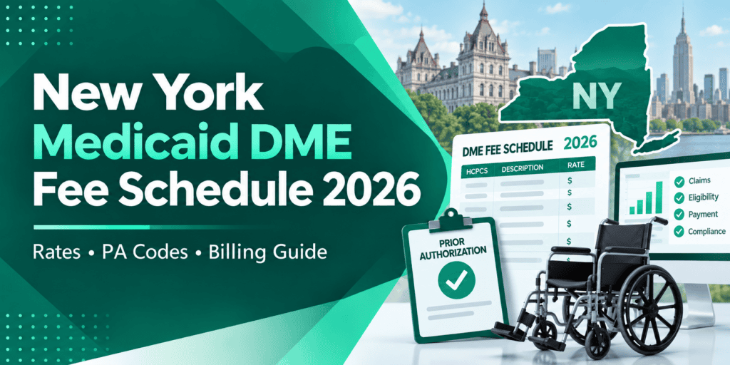 New York Medicaid DME Fee Schedule 2026
