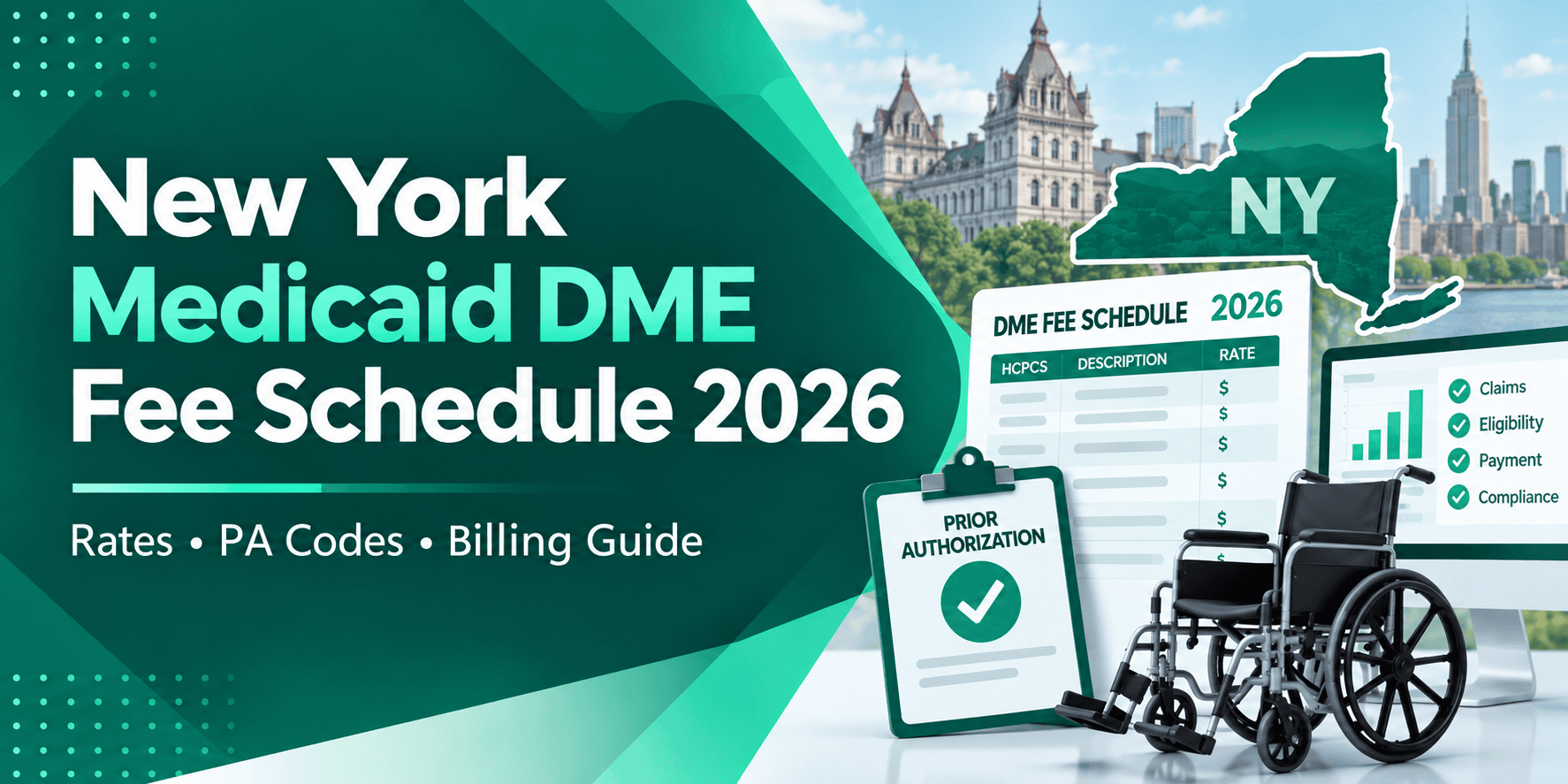 Detailed Rental Analysis Report New York Medicaid DME Fee Schedule Rates 2026