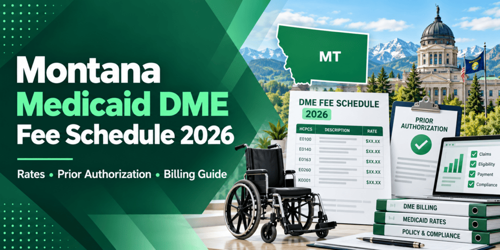 Montana Medicaid DME Fee Schedule Rates 2026