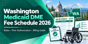 Washington Medicaid DME Fee Schedule 2026